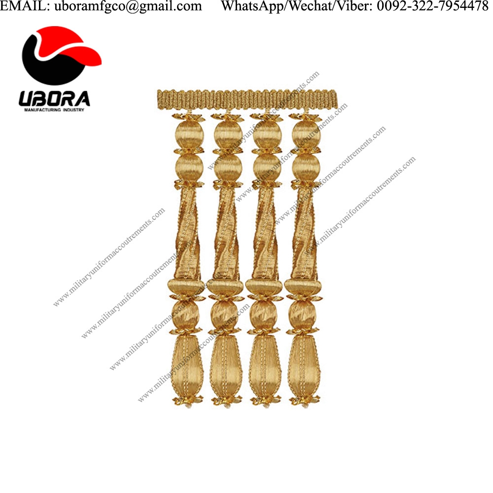 Entrefino gold brother fringes fringe tassel high quality ceremonial Home decoration Beaded fringe 